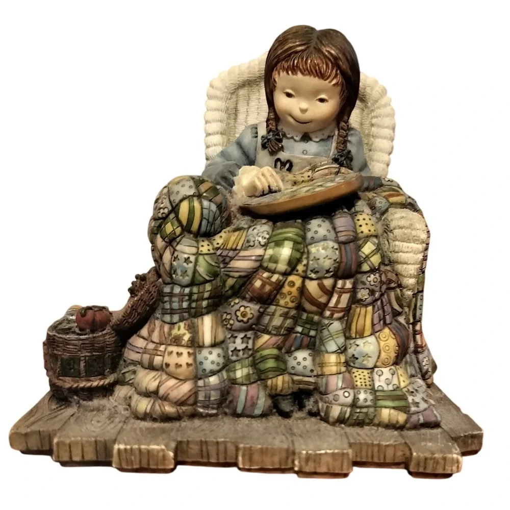 Vtg Quilting Katie 1st Edition 2000 Special Friends Sherri Buck Baldwin Figurine